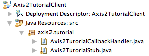 AxisTutorialClient project